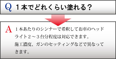 めちゃスケ1本でどれくらい塗れる？